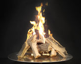 Photo of Mountain Split Log Crossfire Sets - Marquis Gardens